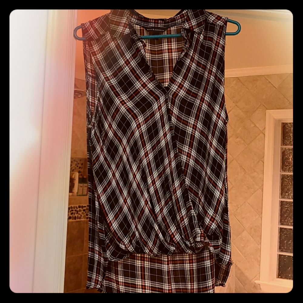 Rock & Republic plaid tank top